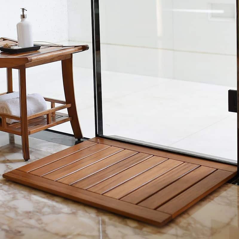 Cambridge Casual Estate Spa Teak Mat - Medium Brown
