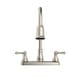 preview thumbnail 2 of 11, Belanger EBE78WBN2 Non-Metallic Two-Handle Pull-Down Kitchen Faucet, Brushed Nickel