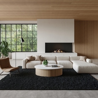 Nourison Pacific Shag Indoor only Solid Area Rug