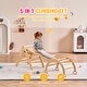 preview thumbnail 38 of 42, Wood Climbing Toy Set Pine 5-in-1 Play Gym for Kid's