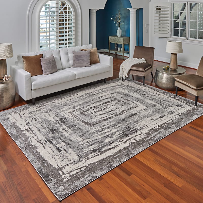 Gertmenian Barcelona Polyester / Polypropylene Turfted High-Low Area Rug Collection