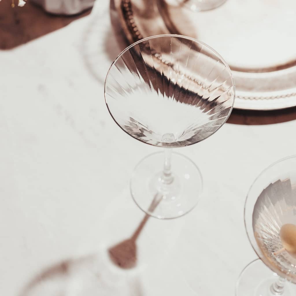 Libbey Paneled Martini Glasses, 9.5-ounce, Set of 4 - Set of 4