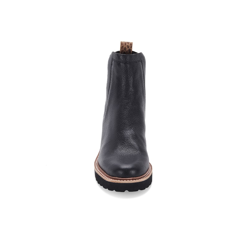 Dolce Vita Huey H2O Waterproof Leather Ankle Boot - Black - 7.5