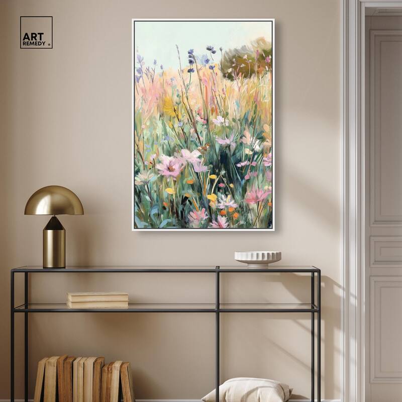 Floral Impressionism II Canvas by Art Remedy