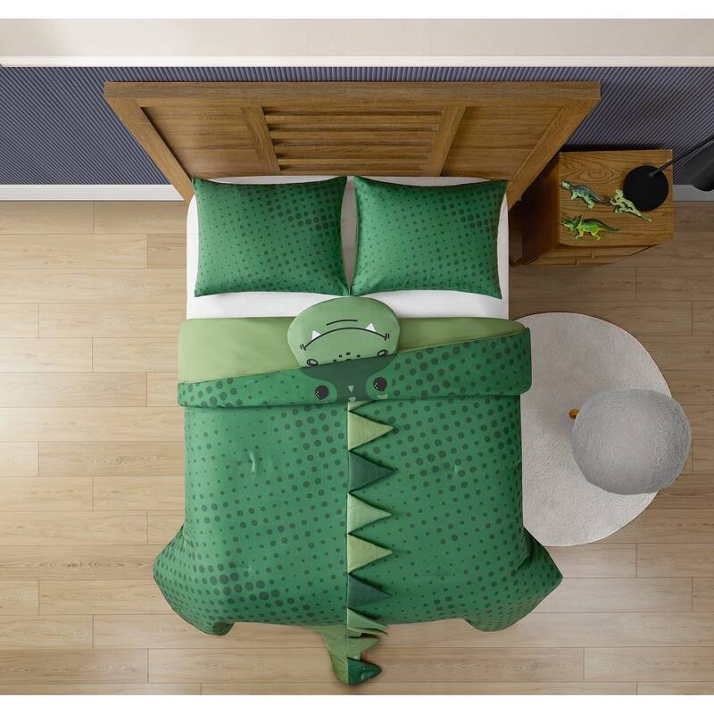 3D Animal Juvenile Comforter Set