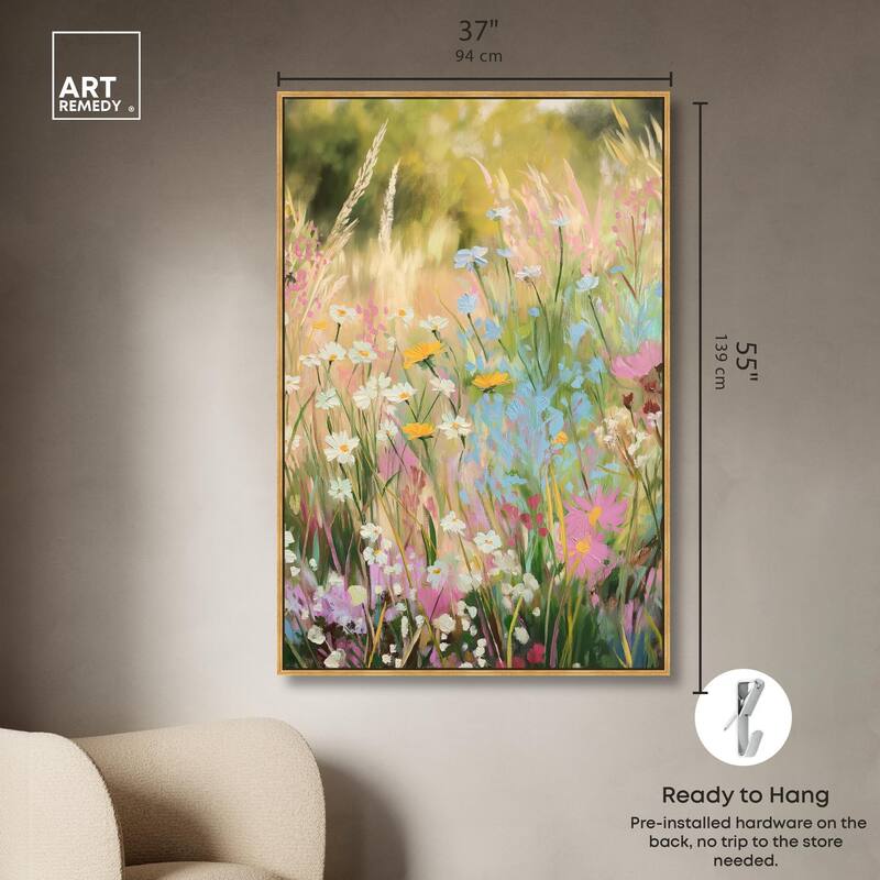 Floral Impressionism I Canvas by Art Remedy