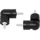 preview thumbnail 34 of 40, MERIVILLE Hinged Elbow Connector - Designed for Bay Window Curtain Rods or Corner Drapery Rods up to 1-inch Diameter