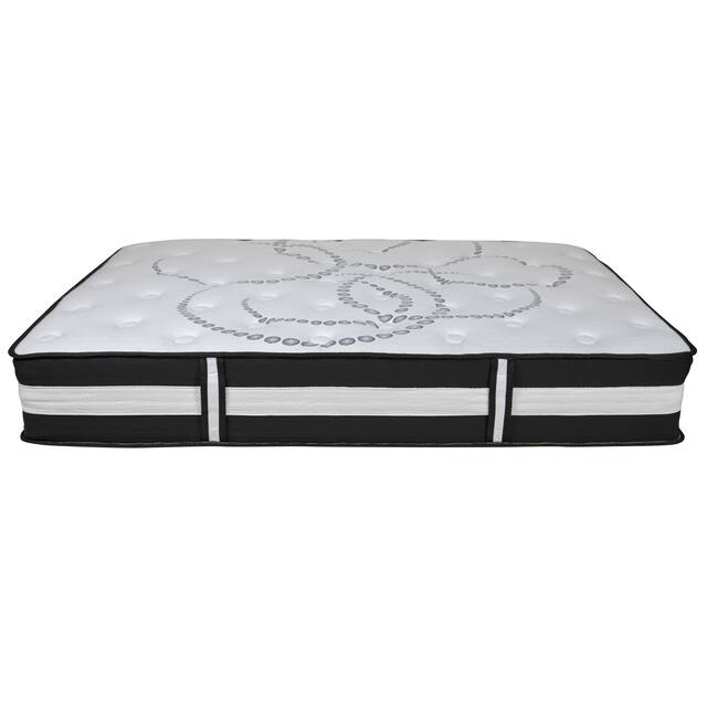 Hybrid Pocket Spring/Foam 12-inch Premium Mattress in a Box