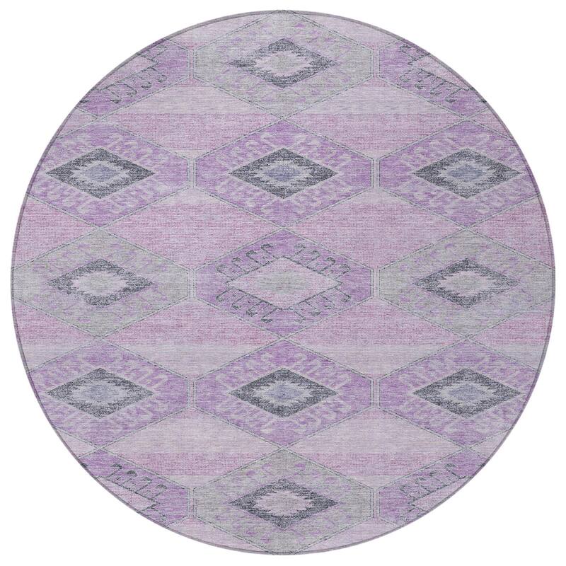 HomeRoots Aztec Transitional Rectangle Outdoor Rug