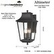 preview thumbnail 8 of 7, The Great Outdoors 73344 Altimeter 4 Light 22" Tall Outdoor Wall