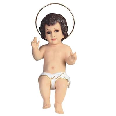 Q-Max 16"H Baby Jesus Statue Holy Figurine Religious Decoration
