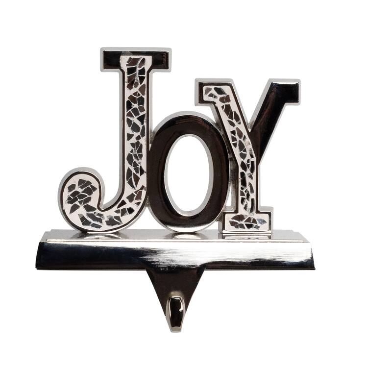 Joy Christmas Stocking Holder - 4.75"