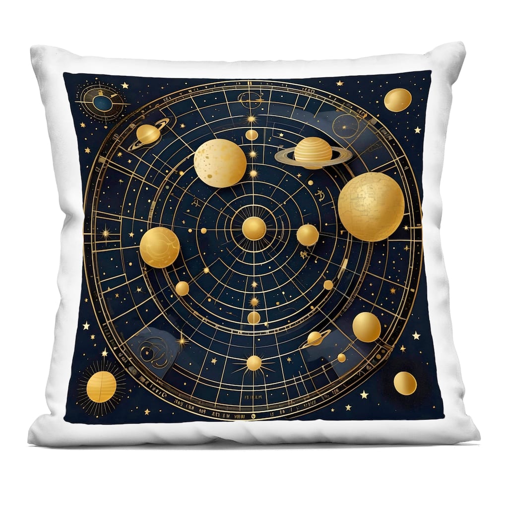 Stupell Astral Planets in Solar System Decorative Printed Throw Pillow Design by Tabz Jones