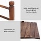 preview thumbnail 8 of 6, Outdoor Anticorrosive 59-inch Arch Courtyard Wooden Bridge