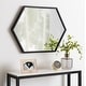 preview thumbnail 1 of 37, Kate and Laurel Laverty Framed Hexagon Wall Mirror