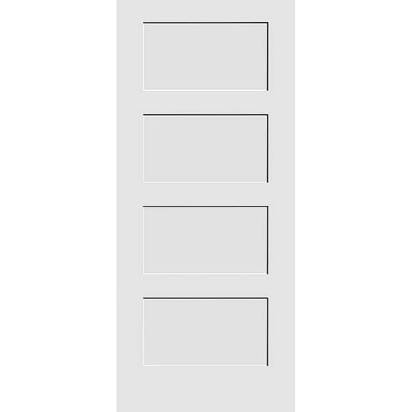 Trimlite 2268138 8444 26 By 80 Shaker 4 Panel Interior Slab Passage Door Primed
