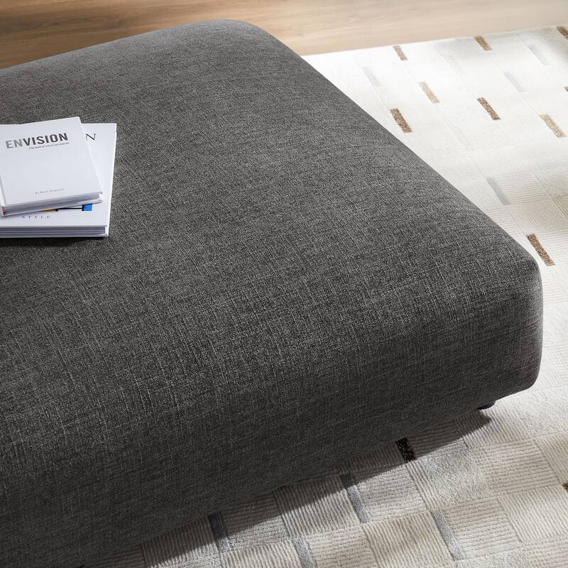 Solace Modular Upholstered Fabric Ottoman