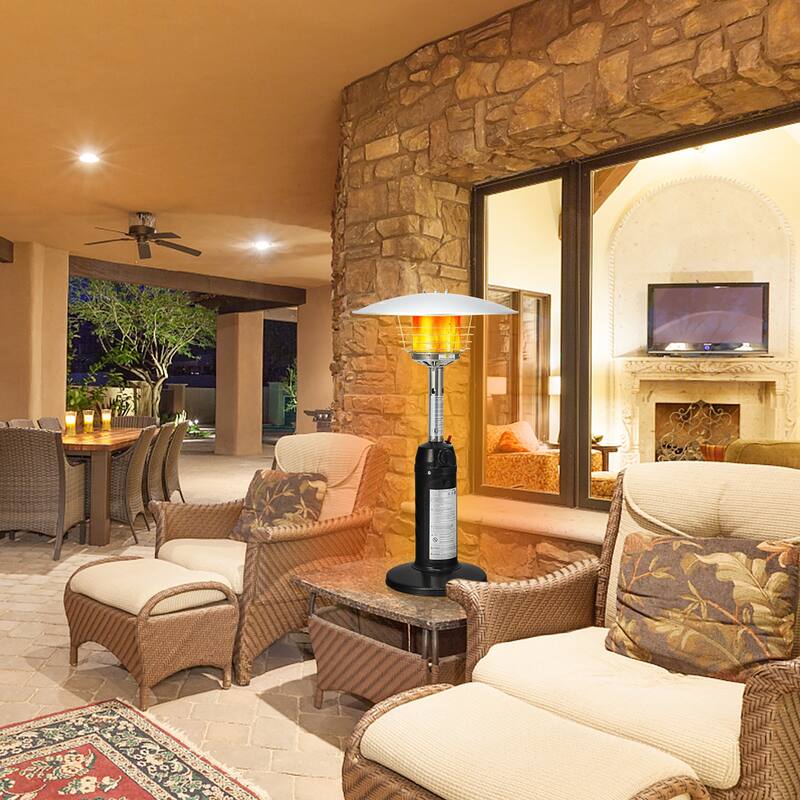 Costway 11,000 BTU Patio Heater Portable Tabletop Propane Standing LP - See Details