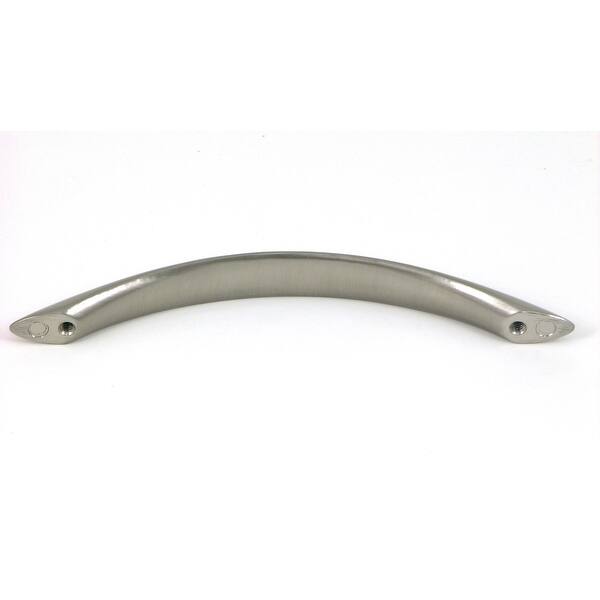 Shop Stone Mill Hardware Satin Nickel Odyssey Arched Cabinet
