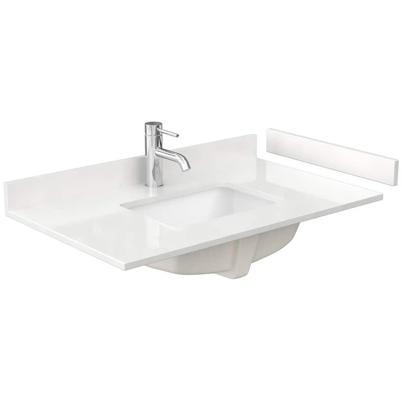 Wyndham Collection WCF292936S-QTZ-UNSMXX Miranda 36" Free Standing