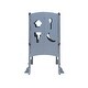preview thumbnail 31 of 61, Kids Wooden Kitchen Step Stool with Safety Rails and Anti-Slip Mat, Kids Countertop Step Stools for Kids