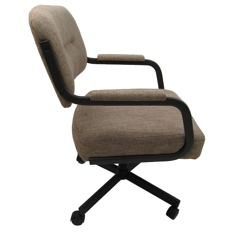 Swivel Kitchen Dining Caster Chair with Wheels - M-110 - N/A