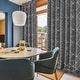 preview thumbnail 12 of 19, Deconovo Pattern Curtain, Black Out Curtains for Bedroom Windows 2 Panel
