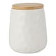 preview thumbnail 2 of 40, Matte Dimple Texture Ceramic Canister (Set of 2) - 3.25 Cup/5.75 Cup
