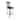 Grey Faux Leather Swivel Bar Stool with Full Back and Iron Frame - 18” x 21” x 46” (D x W x H)