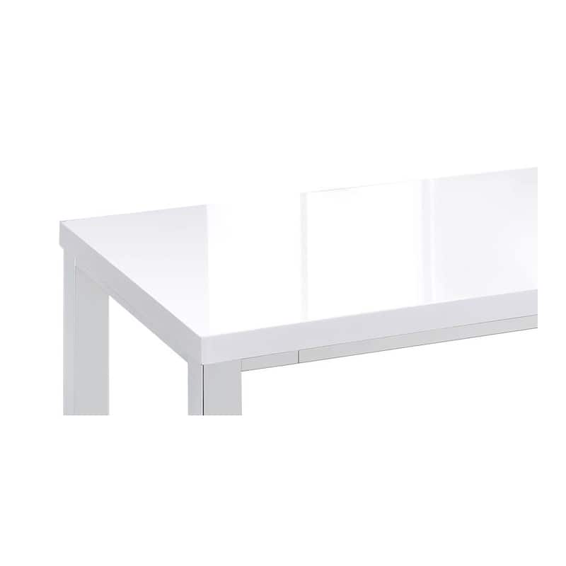 5 Piece Bar Height Dining Set in White and Chrome