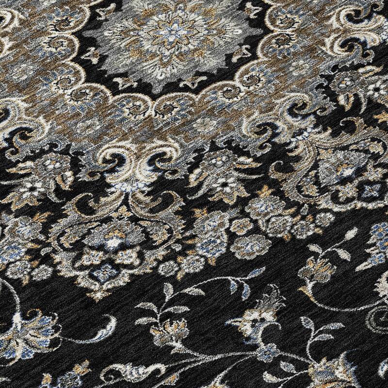 Machine Washable Indoor/ Outdoor Traditional Niko Chantille Rug