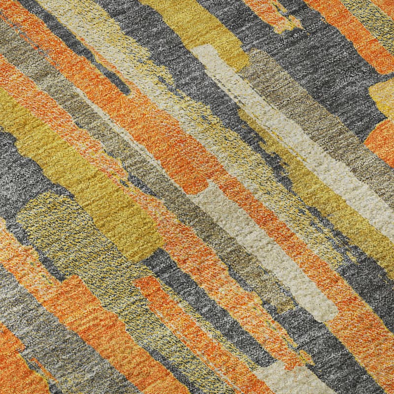 Premium Washable Super Soft Global Stripes Mayfield Rug