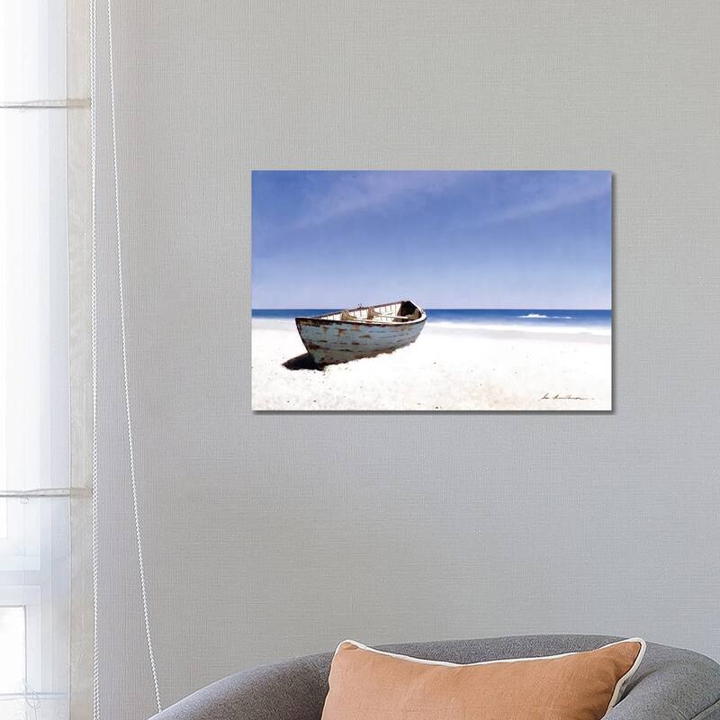 iCanvas "Beached Boat III" by Zhen-Huan Lu Canvas Print - 18x26x1.5