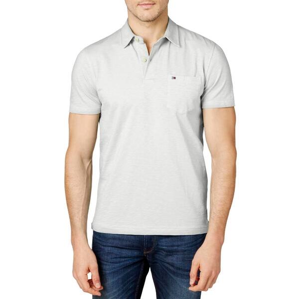 Shop Tommy Hilfiger Mens Polo Shirt Custom Fit Casual Free