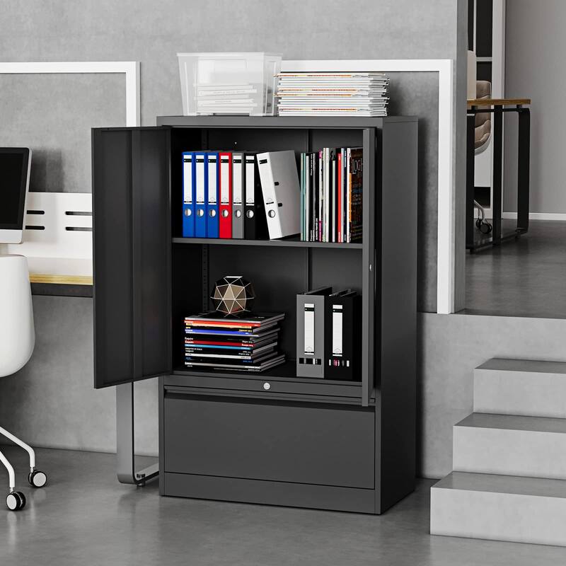 Modern File Cabinets for Home Office with Drawers - N/A