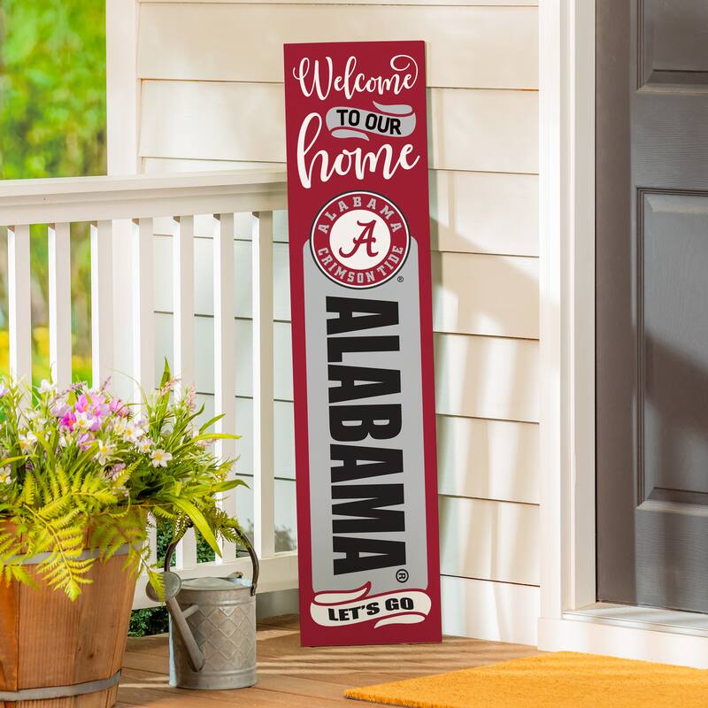 47" Double Sided Seasonal Porch Leaner, University of Alabama - 47" x 11.25"