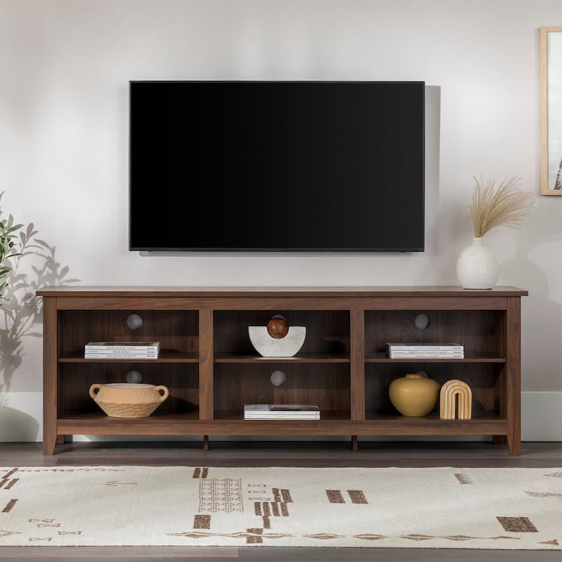 Middlebrook Designs 70-inch Wooden TV Stand with Open Storage