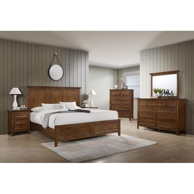 San Mateo Tuscan Brown 3-drawer Nightstand