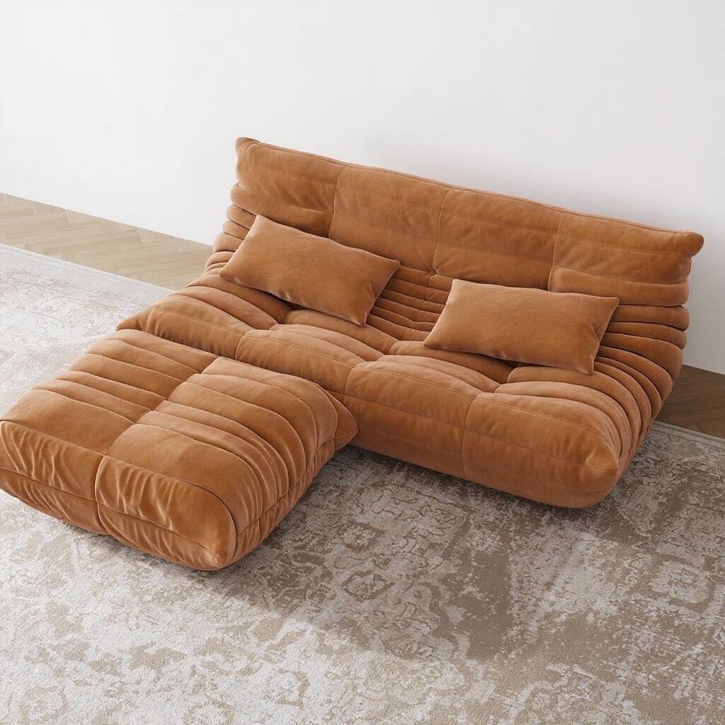 Oversized Bean Bag Couch, with High Density Comfortable Foam