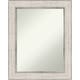preview thumbnail 1 of 28, Non-Beveled Wood Bathroom Wall Mirror - Trellis Silver Frame - Trellis Silver