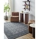 preview thumbnail 1 of 32, Livabliss Traditional Sicily Border Area Rug Dark Blue/Charcoal - 2' x 3'