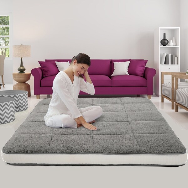 Floor Mattress for Adults, Mattress for Floor, Breathable Bed - On