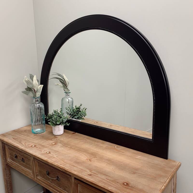 Yates Framed Mantel Mirror - Crescent Cathedral - 42.4x31.4