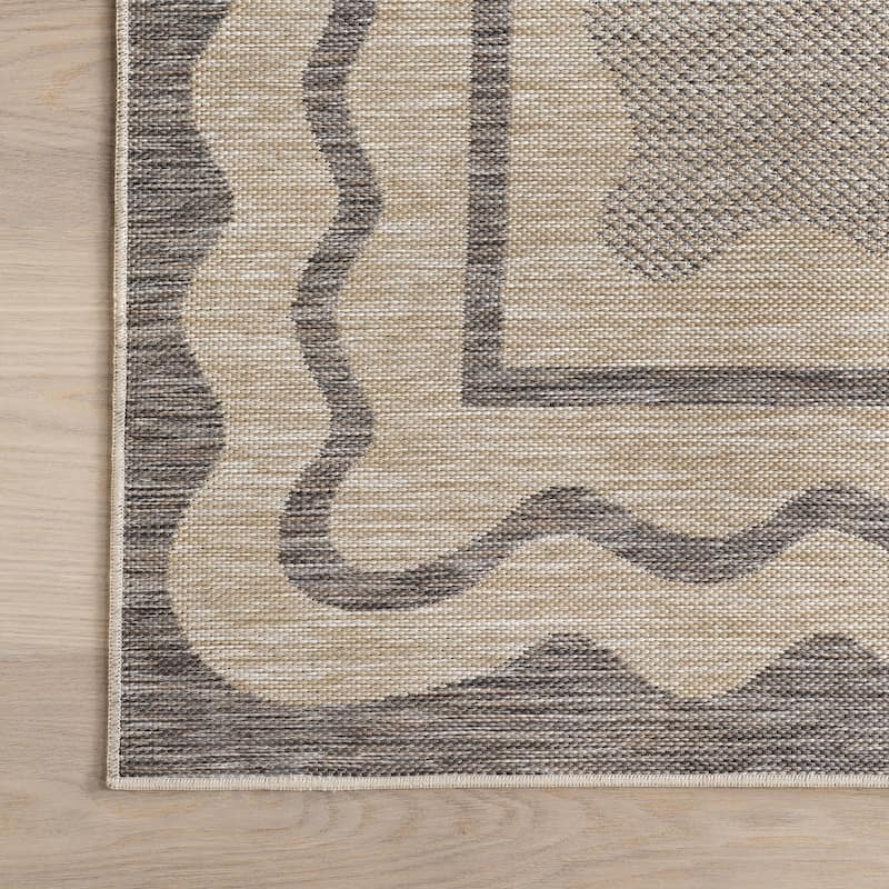 Nuloom Wrenlee Geometric Indoor/Outdoor Area Rug