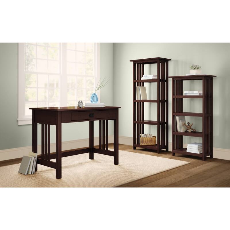 Boutwell Classic Mission 4-shelf 60-inch H Bookcase