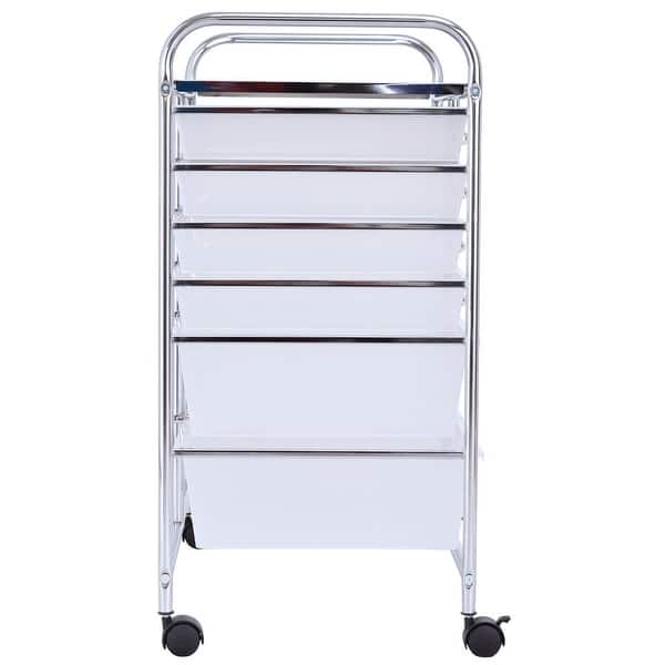 Shop Costway 12 Drawer Rolling Storage Cart Scrapbook Paper Office