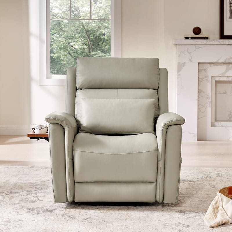 Spruce & Spring Power Lift Recliner Chair for Elderly with Foldable Tray Table and Massage