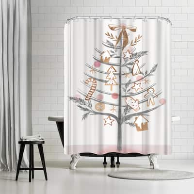 Ginger Bread Tree I By PI Holiday Collection - Shower Curtain