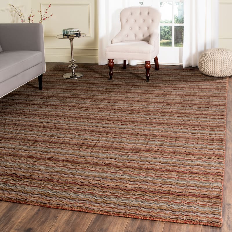 SAFAVIEH Handmade Himalaya Ylfa Modern Wool Rug - 8' x 10' - Multi