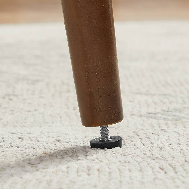 Art Leon Set of 2 Upholstered Accent Dining Chairs with Solid Wood Frame